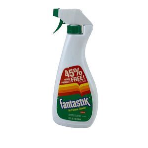 VTG 80s Fantastik Spray Cleaner 1989 32 Oz 3/4 Full Movie TV Prop White Decor